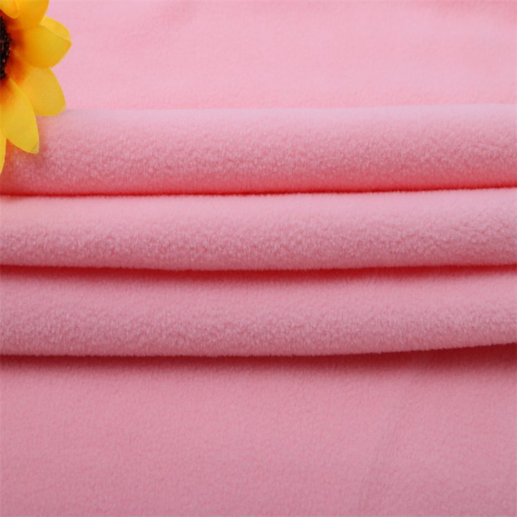 Factory direct sales Polar Fleece Fabric Knitted dyed can be customized polyester