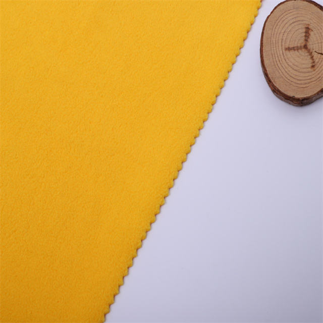 Cheap 100% polyester polar fleece fabric spandex clothing fabric for garment