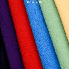 Cheap micro polar fleece fabric spandex for garment coats keqiao suppliers