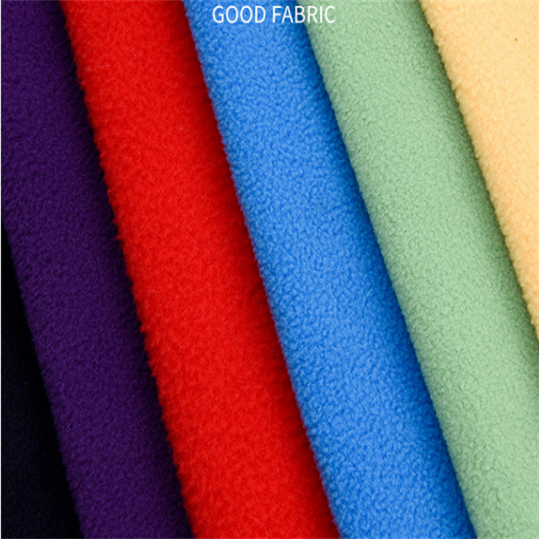 Cheap micro polar fleece fabric spandex for garment coats keqiao suppliers
