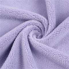 stretch 100% polyester polar fleece fabric for suit jacket vest