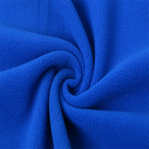high quality 100% polyester knitted polar fleece men's jacket fabric factory