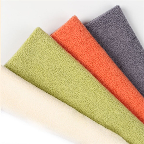 100% polyester elastic colorful high quality polar fleece fabric printed design for warm dresses