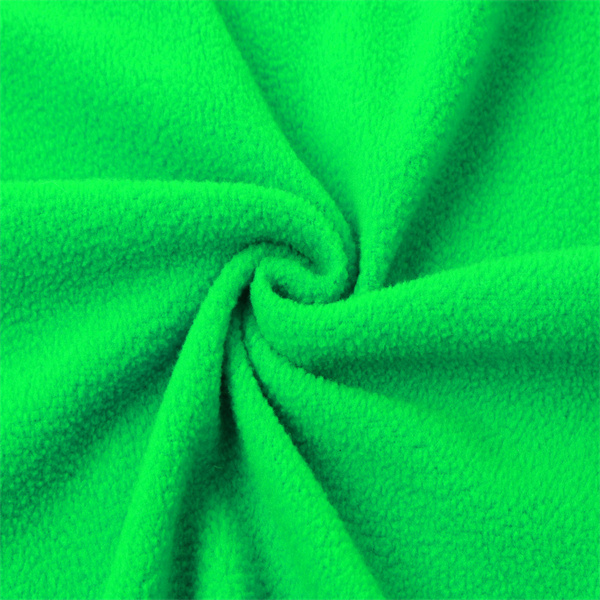 stock color 100% polyester microfiber micro cheap proof polar fleece fabric anti pilling for garment