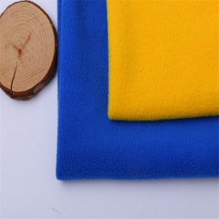 polyester polar fleece fabric solid dyed high quality for jacket and blanket