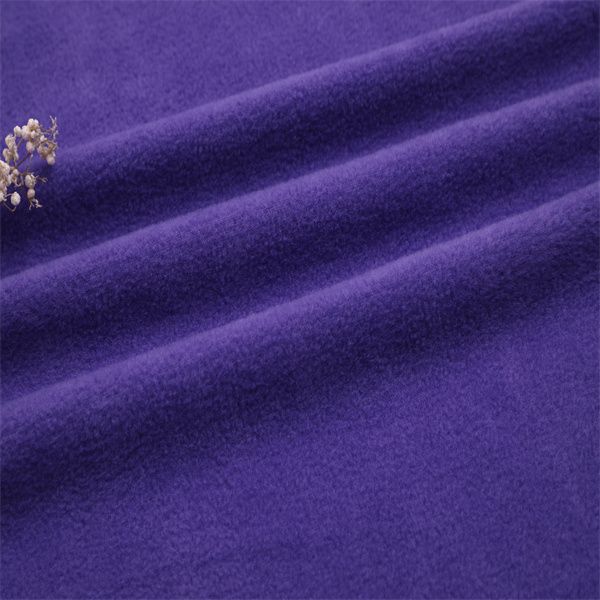 bonded interlock plain cheap micro polar fleece fabric 100% polyester anti pilling