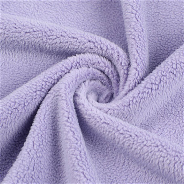 stretch 100% polyester colorful polar fleece fabric high quality nice feel for warm dresses