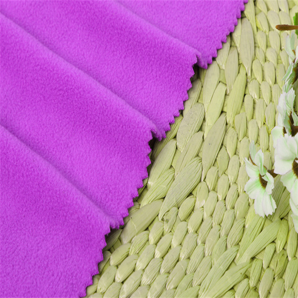 customized wholesale stretch 100% polyester Polar Fleece Fabric for home textile blanket