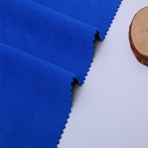 nice price anti pilling polar fleece fabric knitted plain for trousers and jackets