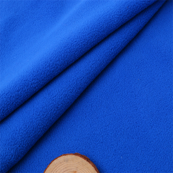 high quality 100% polyester knitted polar fleece men's jacket fabric factory