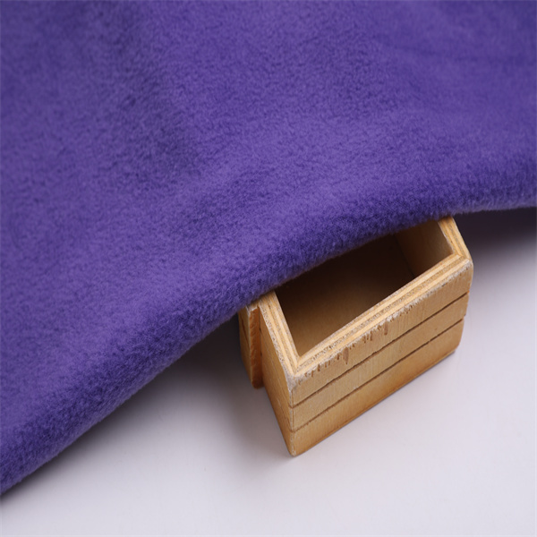 100% polyester dyed brushed polar fleece fabric for winter garment