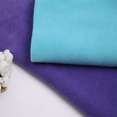 100% polyester micro one side brush spandex Polar Fleece Fabric windbreaker cloth for garment