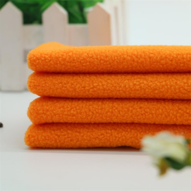 Cheap elastic micro polar fleece fabric for warm vest polar fleece fabric supplier