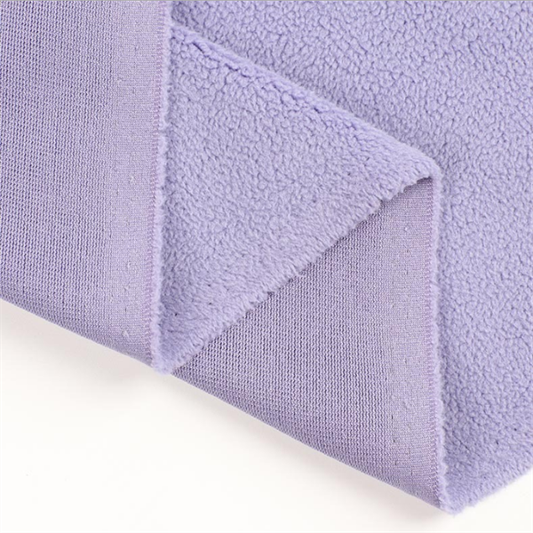 stretch 100% polyester colorful polar fleece fabric high quality nice feel for warm dresses