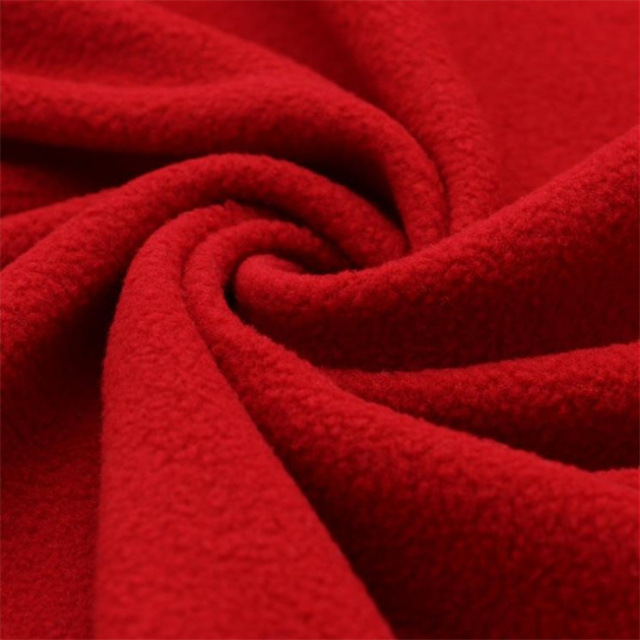 Anti Pill Super Soft 100% Polyester Brushed Polar Fleece Fabric suppliers