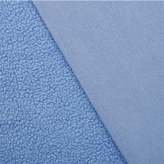 sherpa 100% polyester Polar Fleece Fabric Knitted dyed for dresses zhejiang factory
