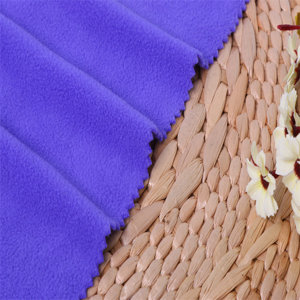 micro stock custom dty polar fleece fabric for garment blanket suppliers