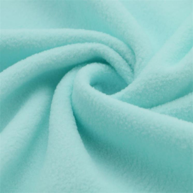 Anti Pill Super Soft 100% Polyester Brushed Polar Fleece Fabric suppliers