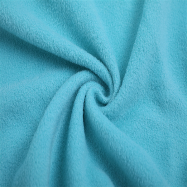 good spandex solid dyed polar fleece high quality for jacket and blanket
