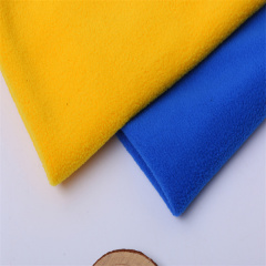 cheap anti pilling polar fleece fabric knitted plain for blanket and jackets