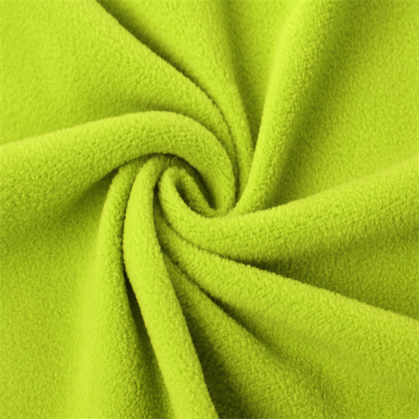 Fabric Suppliers High Quality Brushed Double Sides 100% Polyester polar fleece fabric