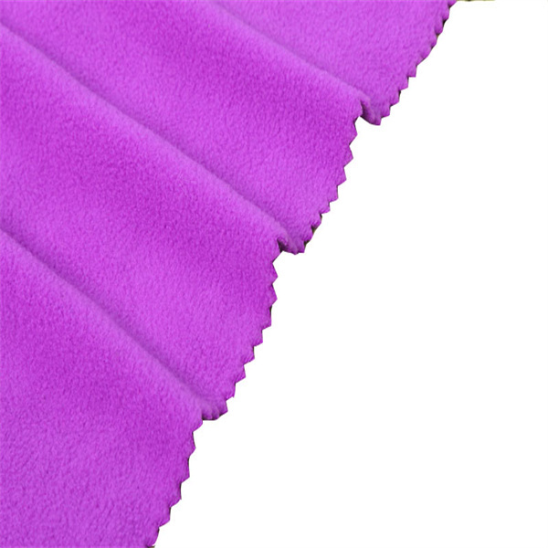 Fabric Suppliers High Quality Brushed Double Sides 100% Polyester polar fleece fabric