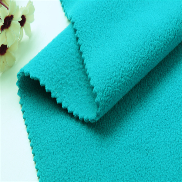 Fabric Suppliers High Quality Brushed Double Sides 100% Polyester polar fleece fabric