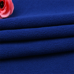 Soft and thick multi colors knit brushed polar fleece polyester rayon spandex fabric