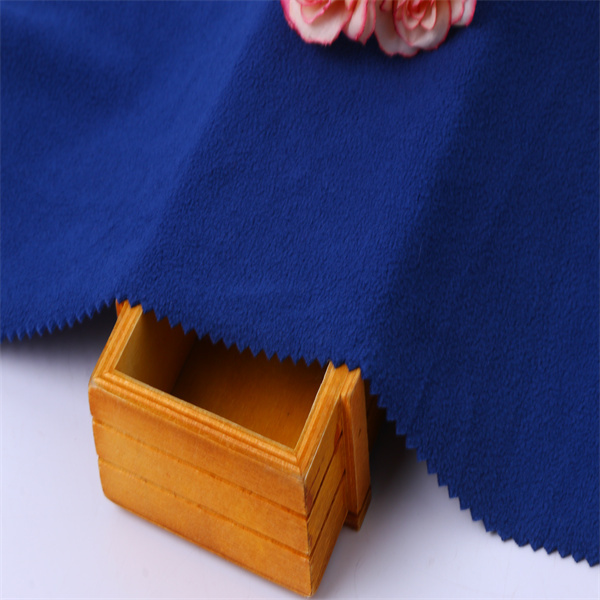 Soft and thick multi colors knit brushed polar fleece polyester rayon spandex fabric