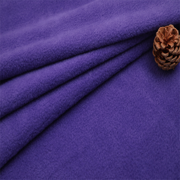 Stock Knitted 100% polyester textile material polar fleece fabric for cloth
