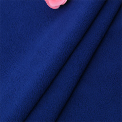 Soft and thick multi colors knit brushed polar fleece polyester rayon spandex fabric