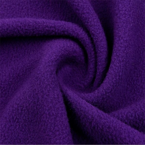 100% polyester colorful polar fleece fabric by meter design for warm dresses