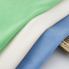 stretch 100% polyester polar fleece fabric high quality for warm dresses and vest