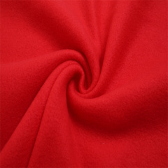 super poly fabric brushed fleece fabric cloth for garment blanket high quality