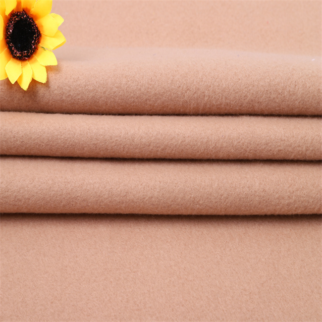 plain DTY Brushed Fabric polyester good quality for blanket garment suppliers