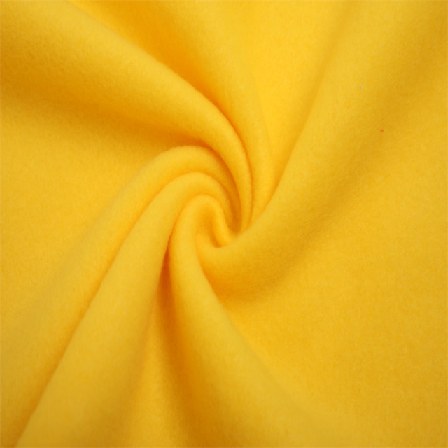 plain Brushed Fabric polyester good quality for blanket garment manufacturer