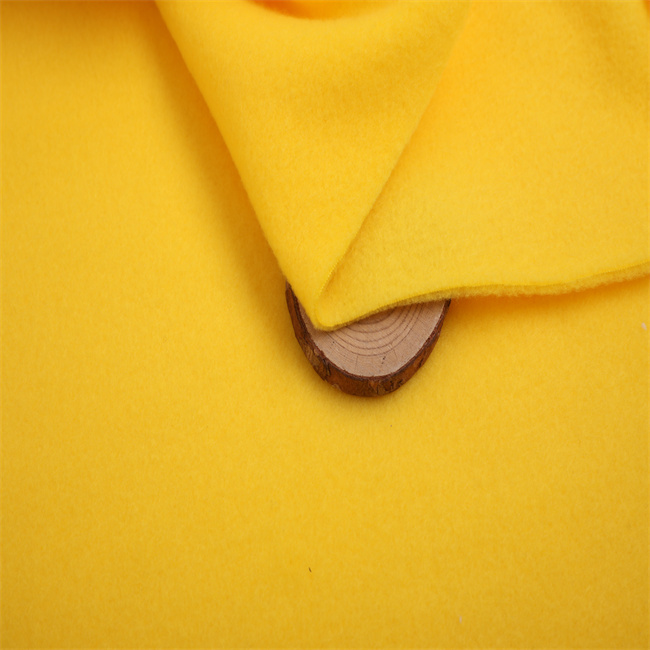 plain Brushed Fabric polyester good quality for blanket garment manufacturer