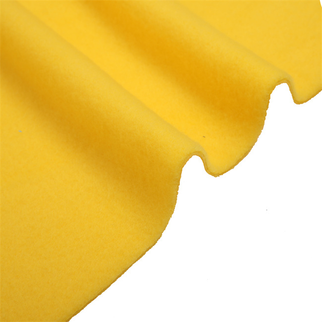 plain Brushed Fabric polyester good quality for blanket garment manufacturer
