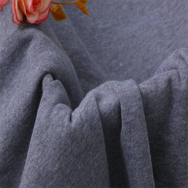 Cheap high quality spandex cotton knitted plain Terry Fabric supplier in China for garment