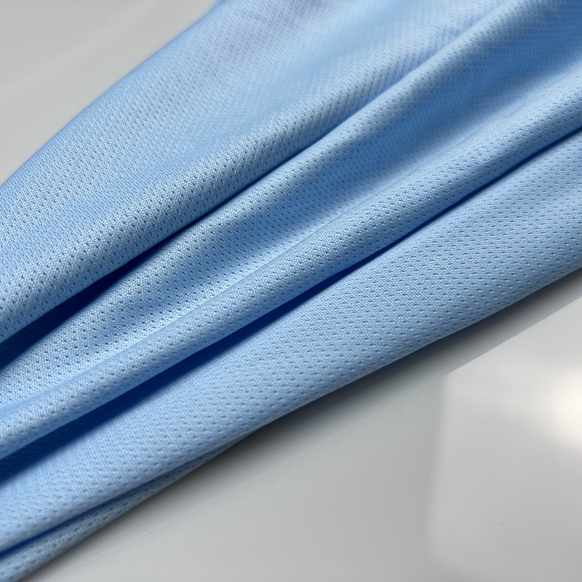 High quality dry fit mesh football tshirts jersey fabric