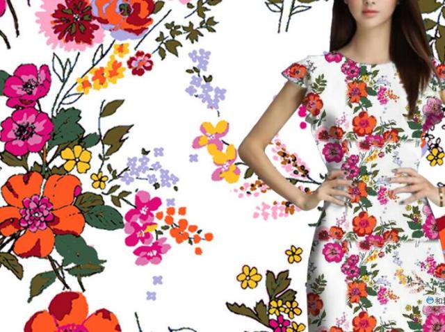 Custom Printed Fabric Design Digital Printing Fabric