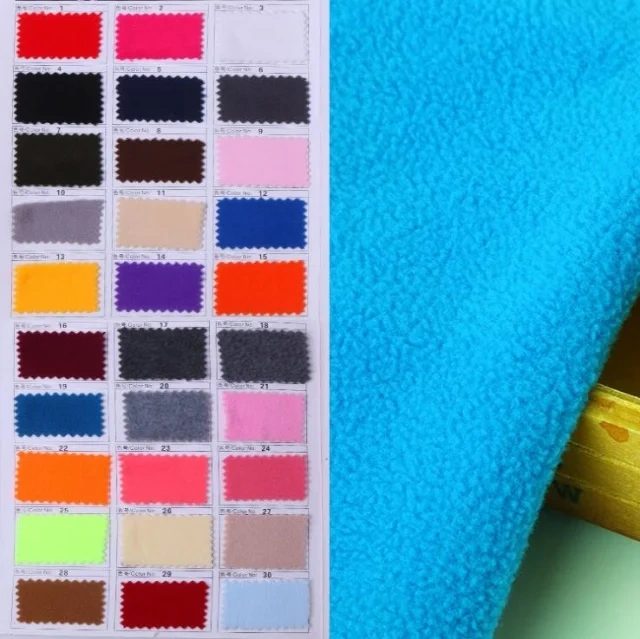 Customized Spun Wholesale 4 Way Stretch Fabric Composite Polar Fleece For Outdoors Apparel