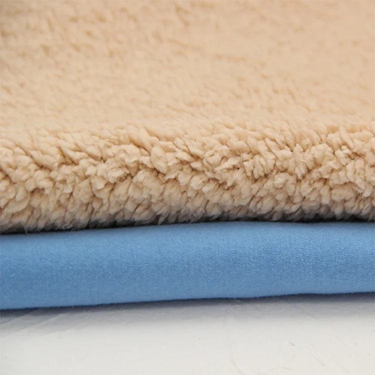 100% polyester sherpa fleece fabric softshell 100% cotton single jersey fabric for jacket