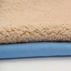 100% polyester sherpa fleece fabric softshell 100% cotton single jersey fabric for jacket