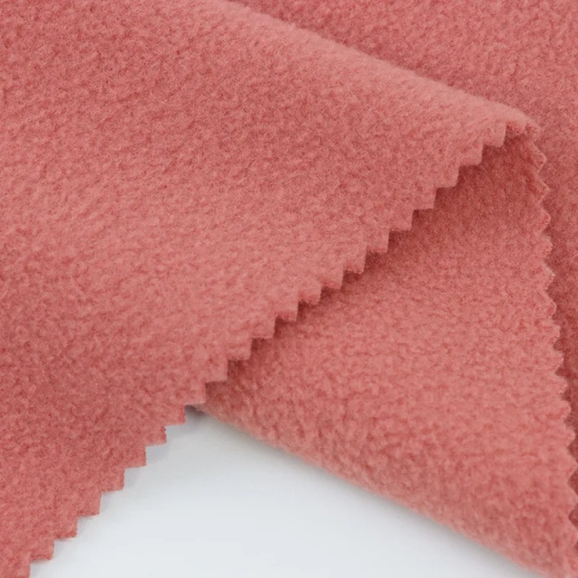 Environmental 100 recycle polyester polar fleece fabric softshell fabric