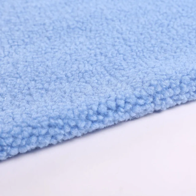 100% polyester sherpa fleece fabric teddy accept softshell polar fleece fabric for jacket