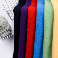 Soft and thick multi colors knit brushed polar fleece polar fleece sherpa fabric fabric