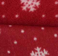 Popular printed polar fleece fabric for clothing garment factory direct sale