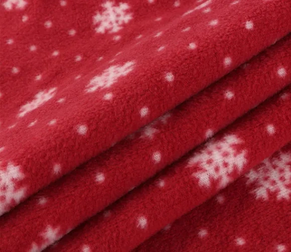 Popular printed polar fleece fabric for clothing garment factory direct sale