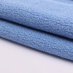 100% polyester sherpa fleece fabric teddy accept softshell polar fleece fabric for jacket